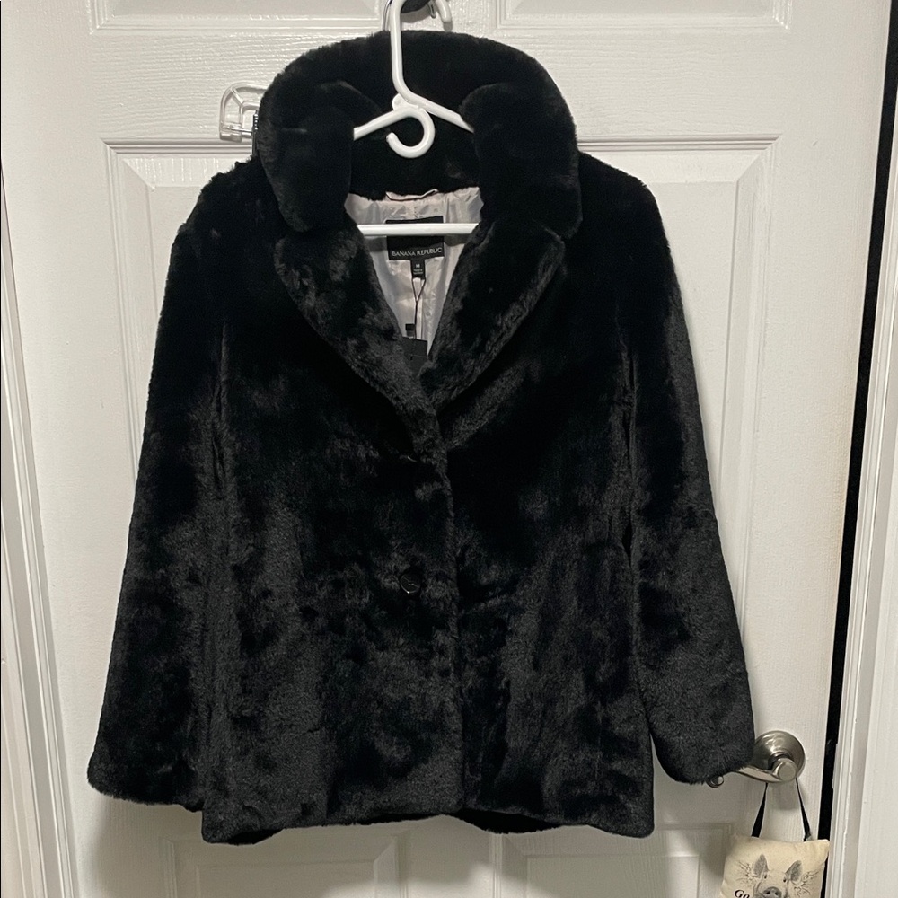 Banana Republic Black Teddy Jacket